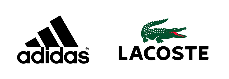 Icono + Texto: Como Adidas o Lacoste. Hay un símbolo (dibujo) separado del nombre. Ideal si quieres usar el símbolo solo en redes sociales.